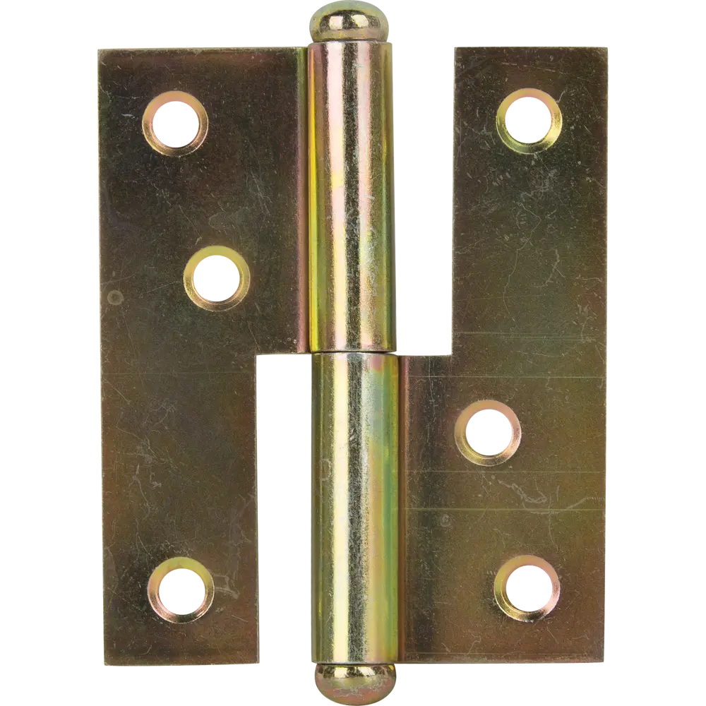 Шарнир левый Alberts 65x1.8x80 мм сталь цвет жёлтый STLM-2081908 - Вид №1