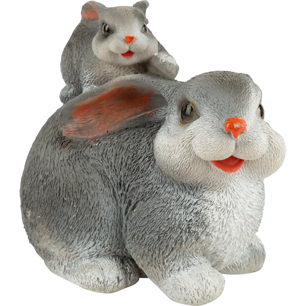 Santreyd: Садовая фигура Заяц с зайчонком для уютного сада 85106444 STLM-1530778