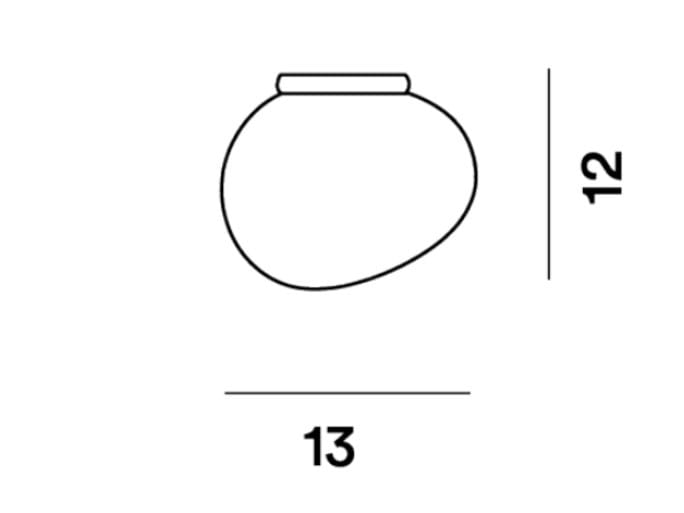 Потолочный светильник из дутого стекла Foscarini Gregg ARCH-00099989 - Вид №5