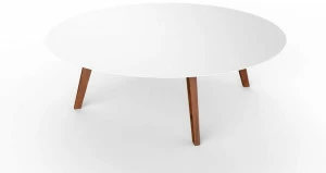 VITEO Круглый садовый столик из Corian® Slim wood