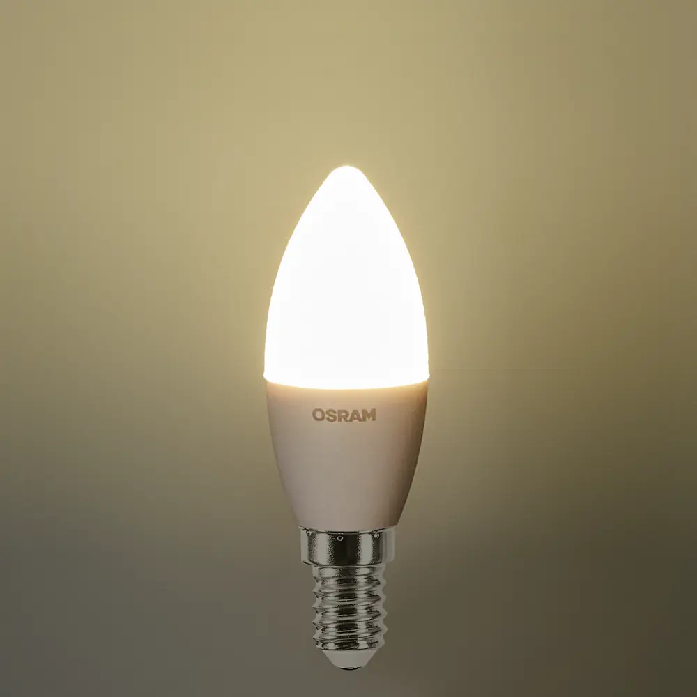 Светодиодная лампа Osram E14 9Вт нейтральный свет для интерьера 89411198 STLM-1569589 - Вид №2