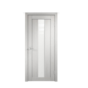 Дверь межкомнатная Фортуна остекленная полипропилен цвет дуб беленый 200 x 90 см VELLDORIS