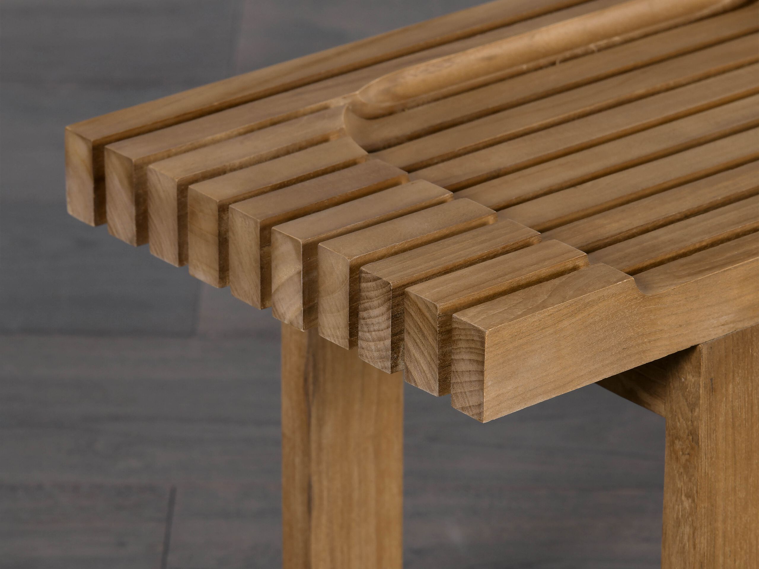 2-местная скамейка из массива дерева Air Division раковина ARCH-00107255 - Вид №1