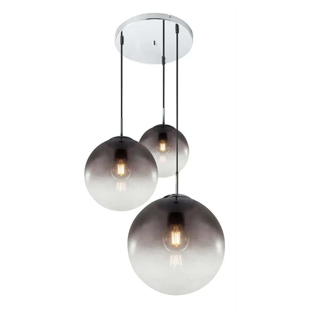 Светильник подвесной Varus 15861-3, 3 лампы, 13 м², цвет серый Globo STLM-2035776