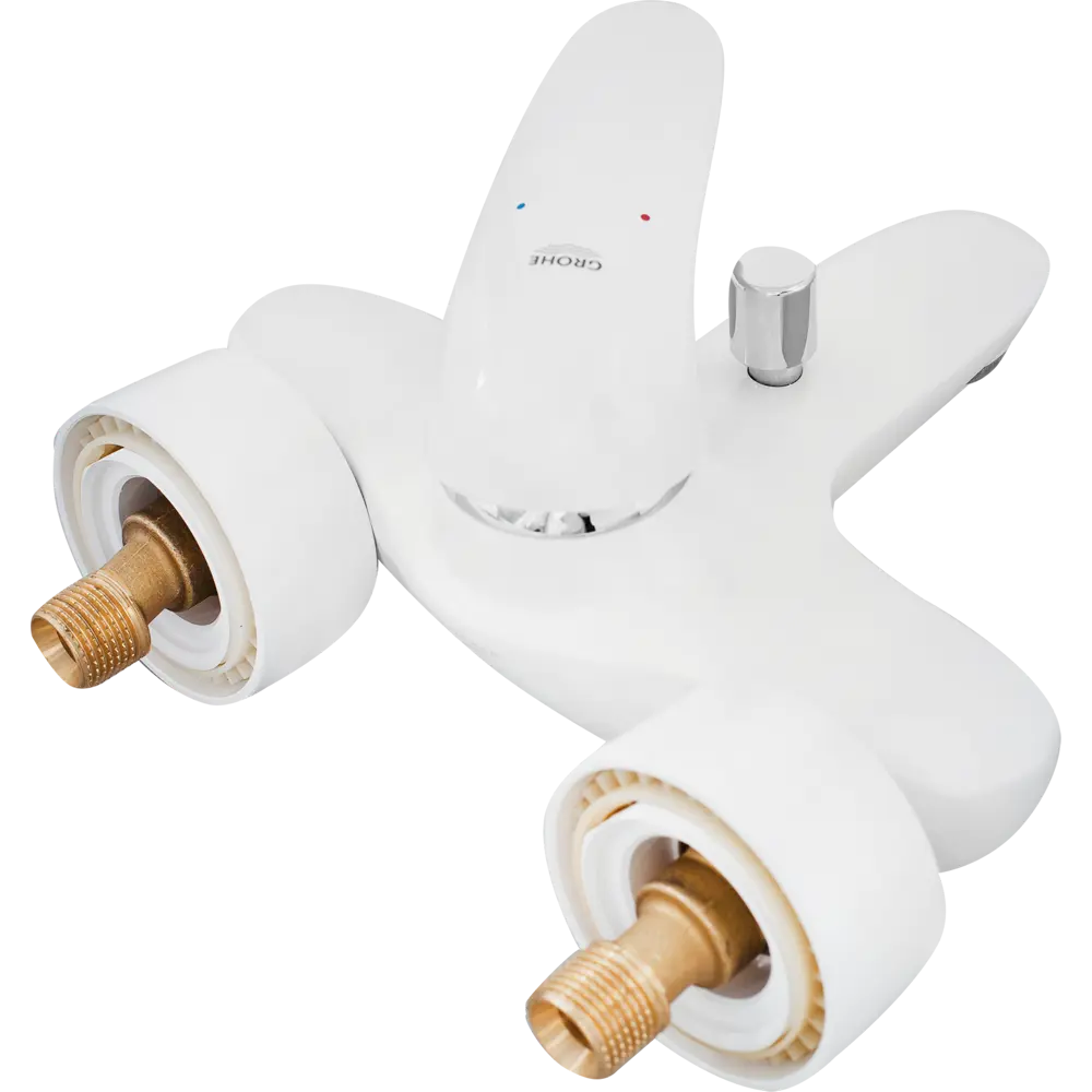 Смеситель для ванны Grohe Eurostyle 23726LS3 однорычажный цвет белый STLM-2152932 - Вид №2