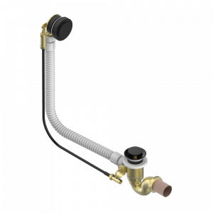 G9C-300/70 Автоматический донный клапан для ванны длина сифона 70 см Thg-paris System métal diamant Покрытие PVD бронза