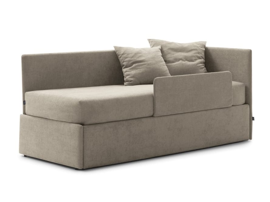 Угловая кровать с изголовьем и прямой боковой панелью Bolzan Line ARCH-00057892 - Вид №4