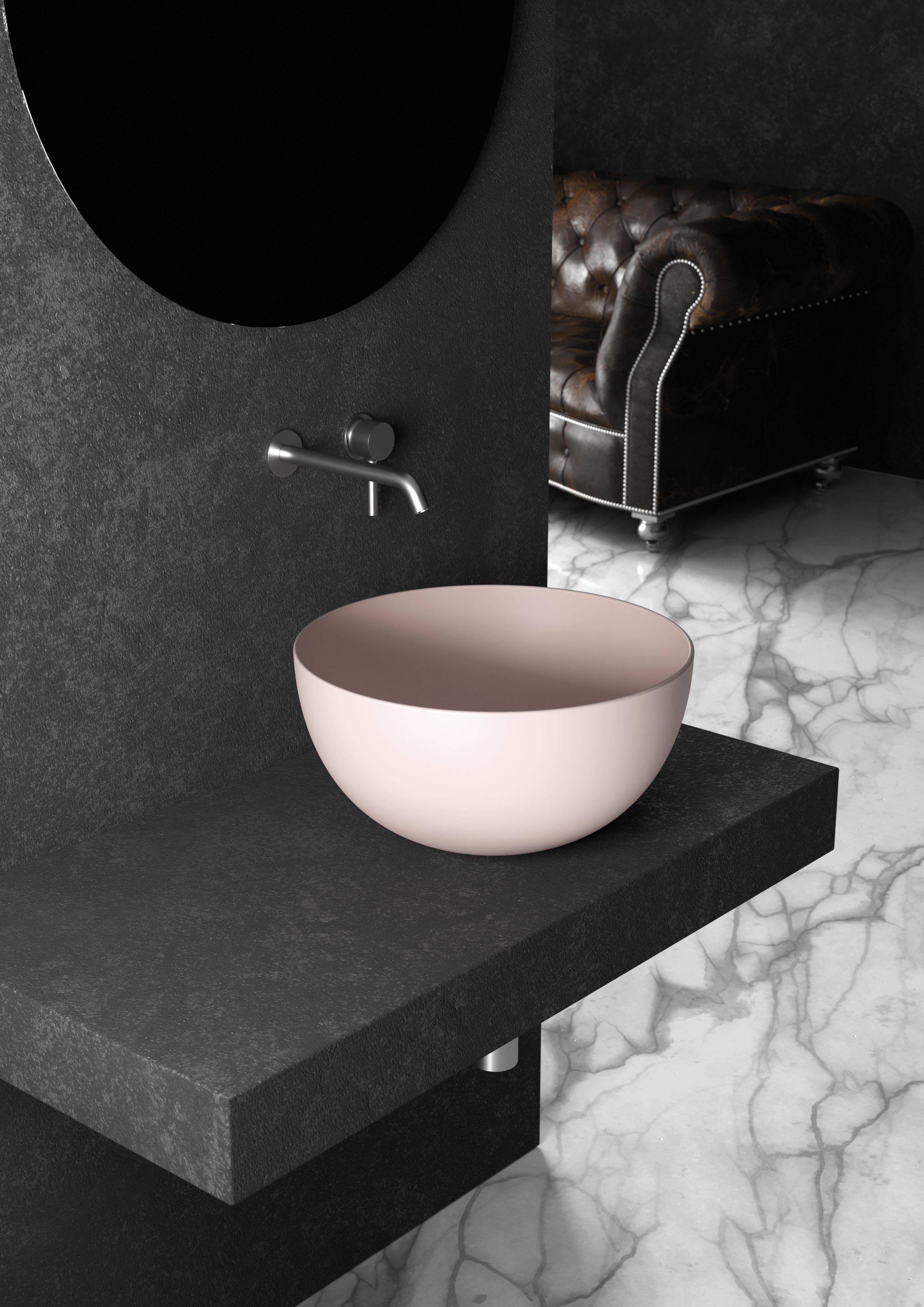 Керамическая круглая столешница Alice Ceramica уникальная ARCH-00034230 - Вид №8