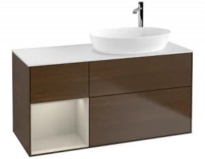 Villeroy&Boch Тумба под раковину Прямоугольная версия F921HHGN Finion Walnut Veneer