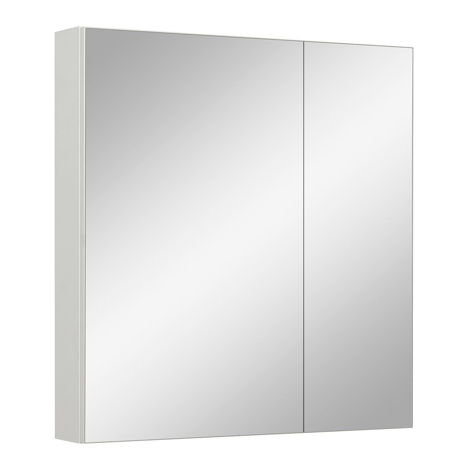 90451188 Зеркальный шкаф 65х60 см белый универсальный Лада STLM-0227520 RUNO