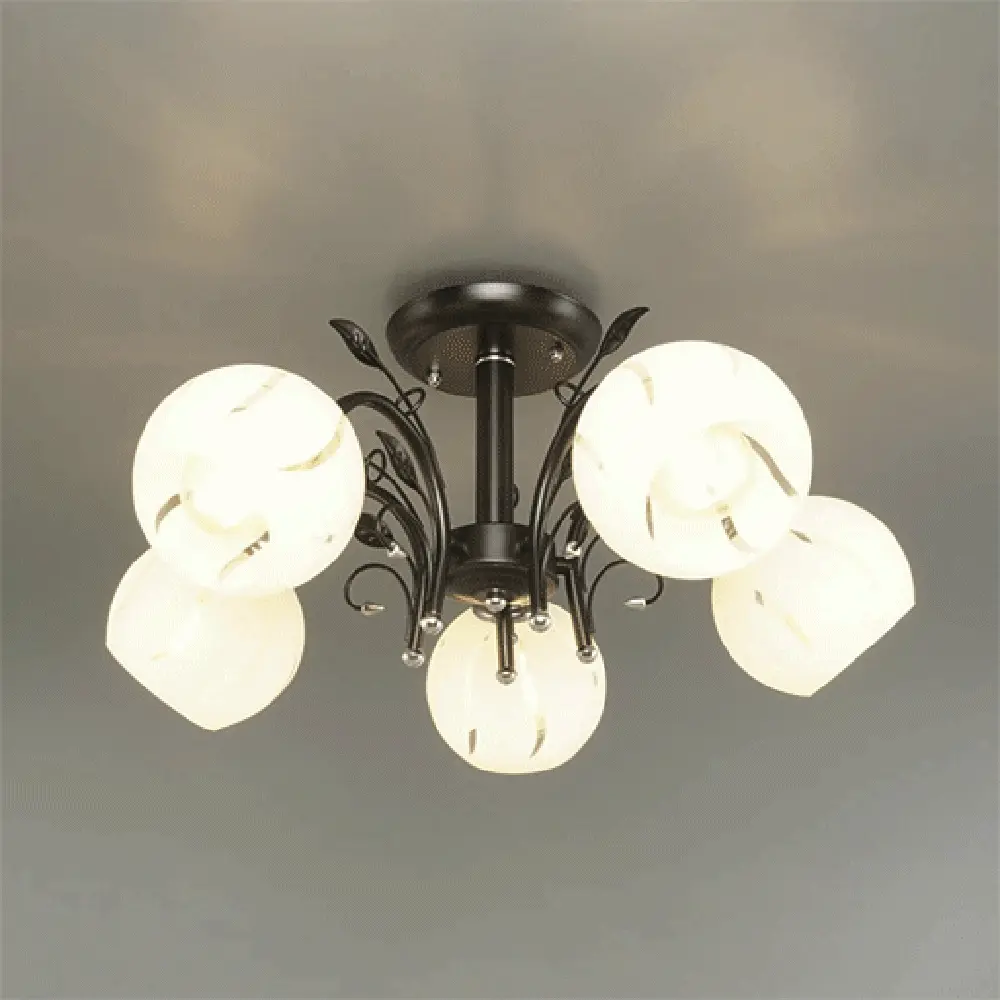 Люстра КЛЮЧНИК «Меренга» - современная 5-рожковая потолочная для гостиной 82308271 STLM-0024345 - Вид №3