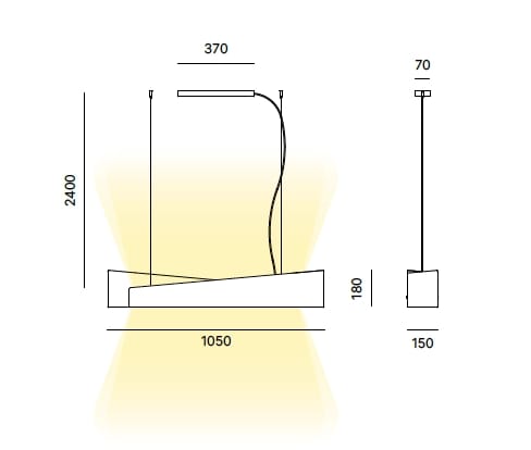 Алюминиевый светодиодный подвесной светильник Quadrifoglio Group Дизайнерское освещение ARCH-00137728 - Вид №8