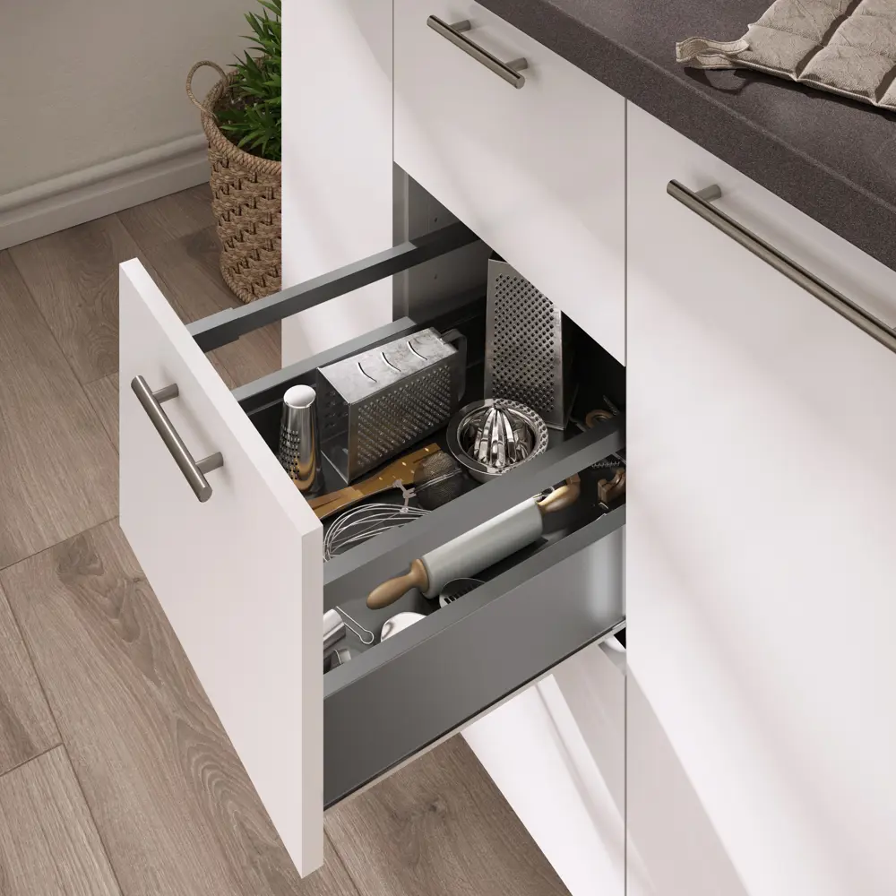 Ящик Delinia ID 36.8x17.9x48.3 см металл цвет серый Отсутствует STLM-2098685 - Вид №4