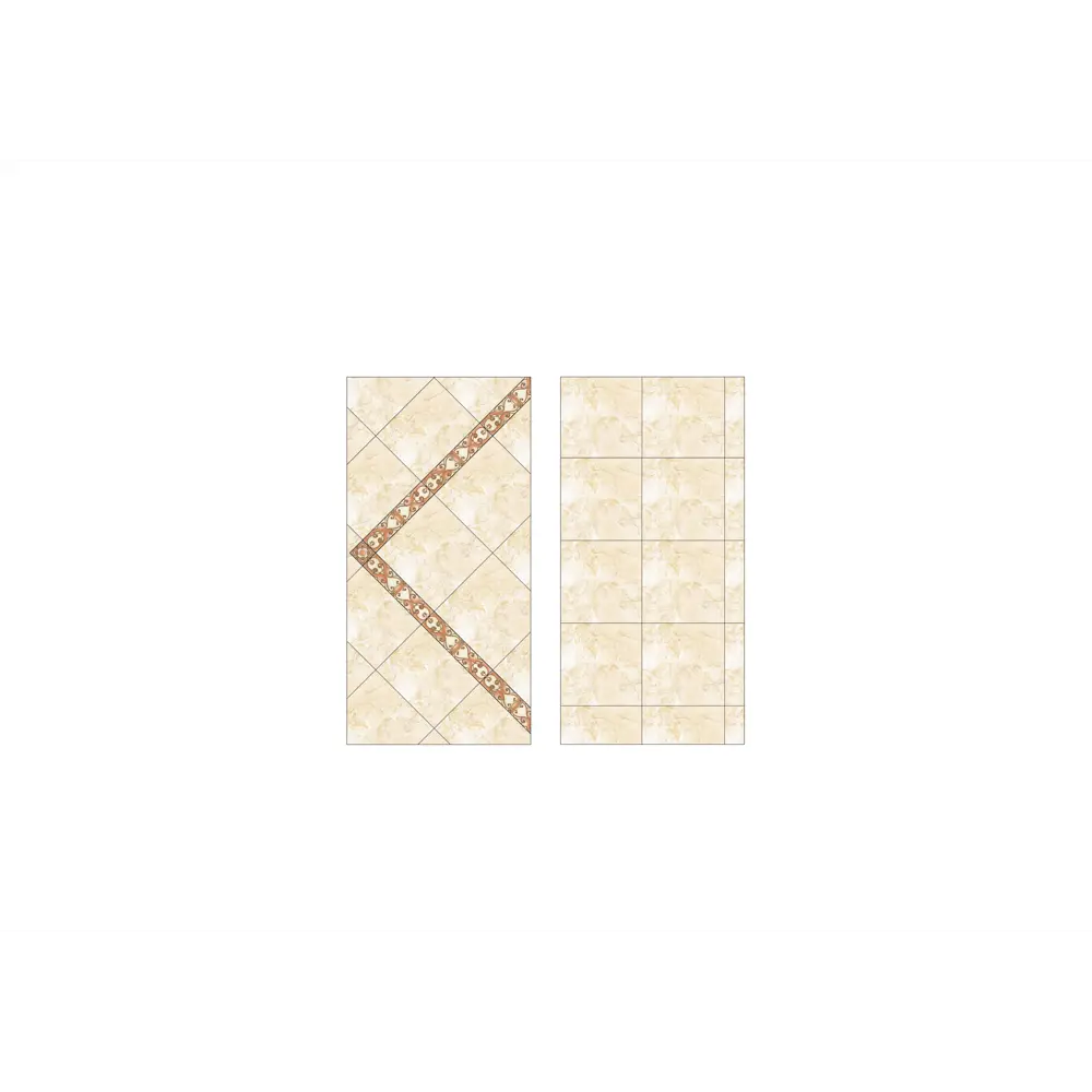 Бордюр напольный LB Ceramics Санторини 10x45 см матовый цвет бежевый STLM-2172197 - Вид №2