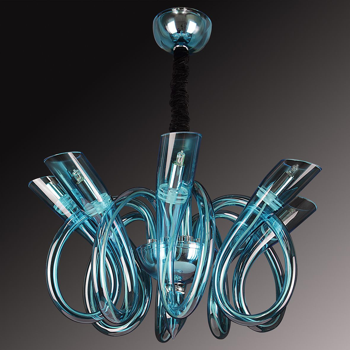 Подвесная люстра Lightstar Stella 892081 LIGHTSTAR ДИЗАЙНЕРСКИЕ, STELLA 056312 Голубой  - Вид №2