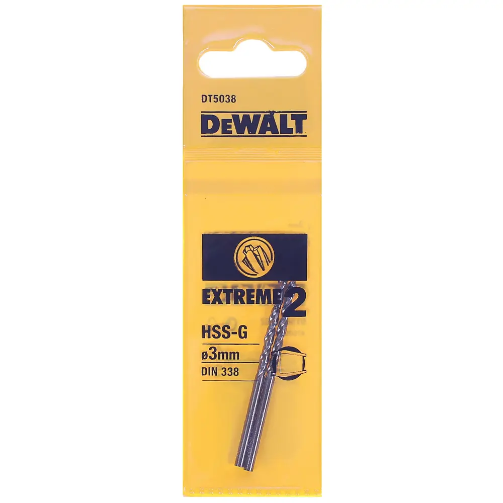 Сверло по металлу HSS-G 3х61 мм DeWalt Extreme 2 DT5038 STLM-2073190 - Вид №2