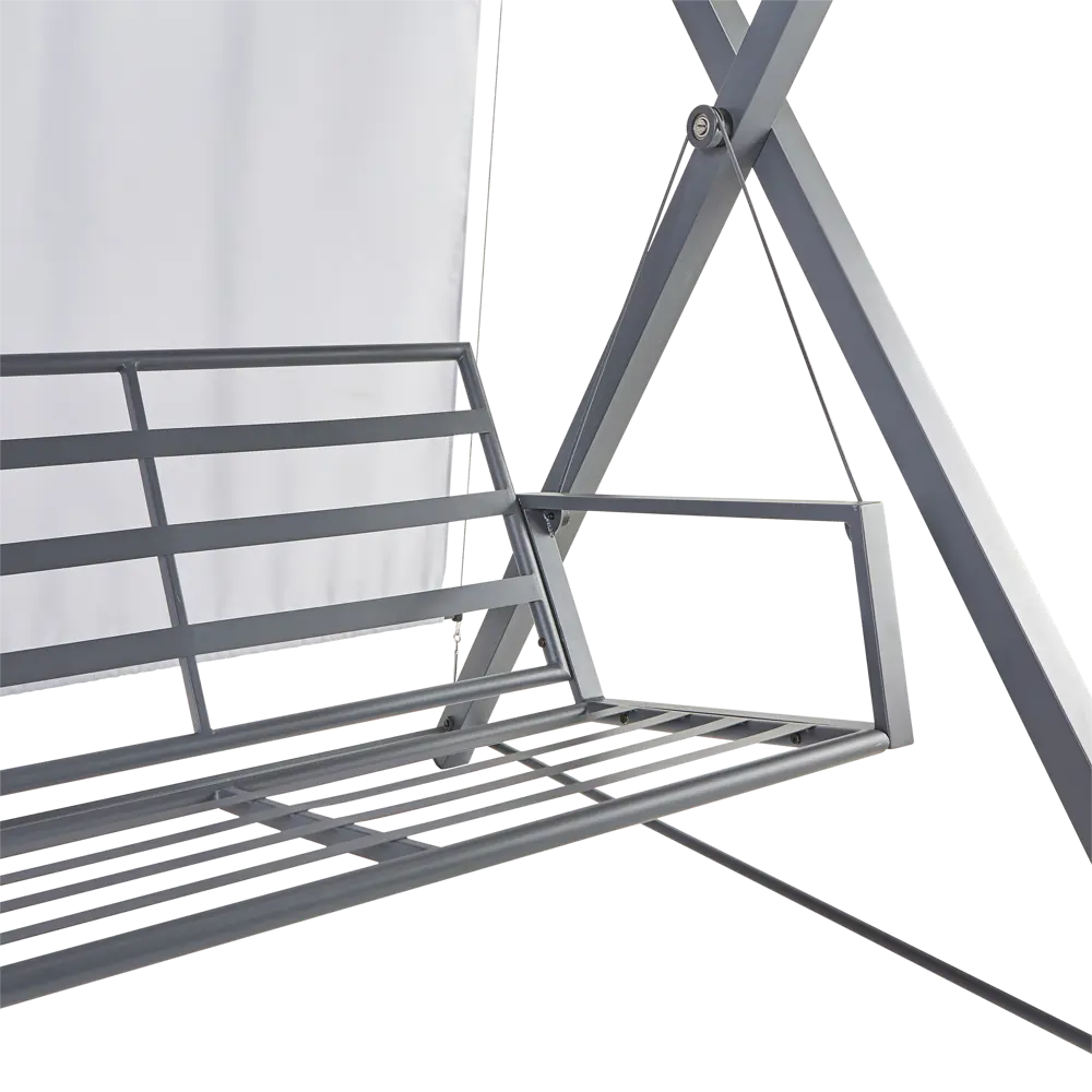 Качели садовые BEGINIA Odyssea сталь светло-серый STLM-2115748 - Вид №8