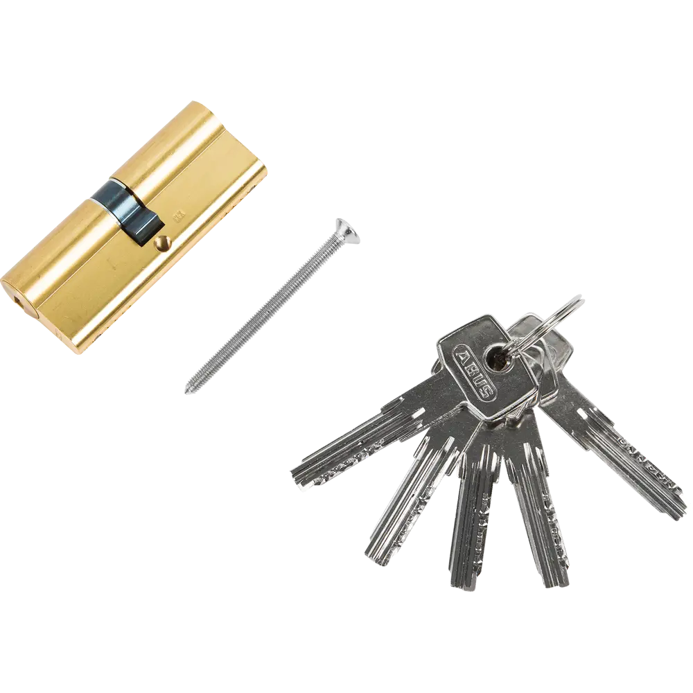 Цилиндр замка ABUS D6MM 40/40 с защитой от взлома в золотом исполнении 82441686 STLM-0027358 - Вид №1