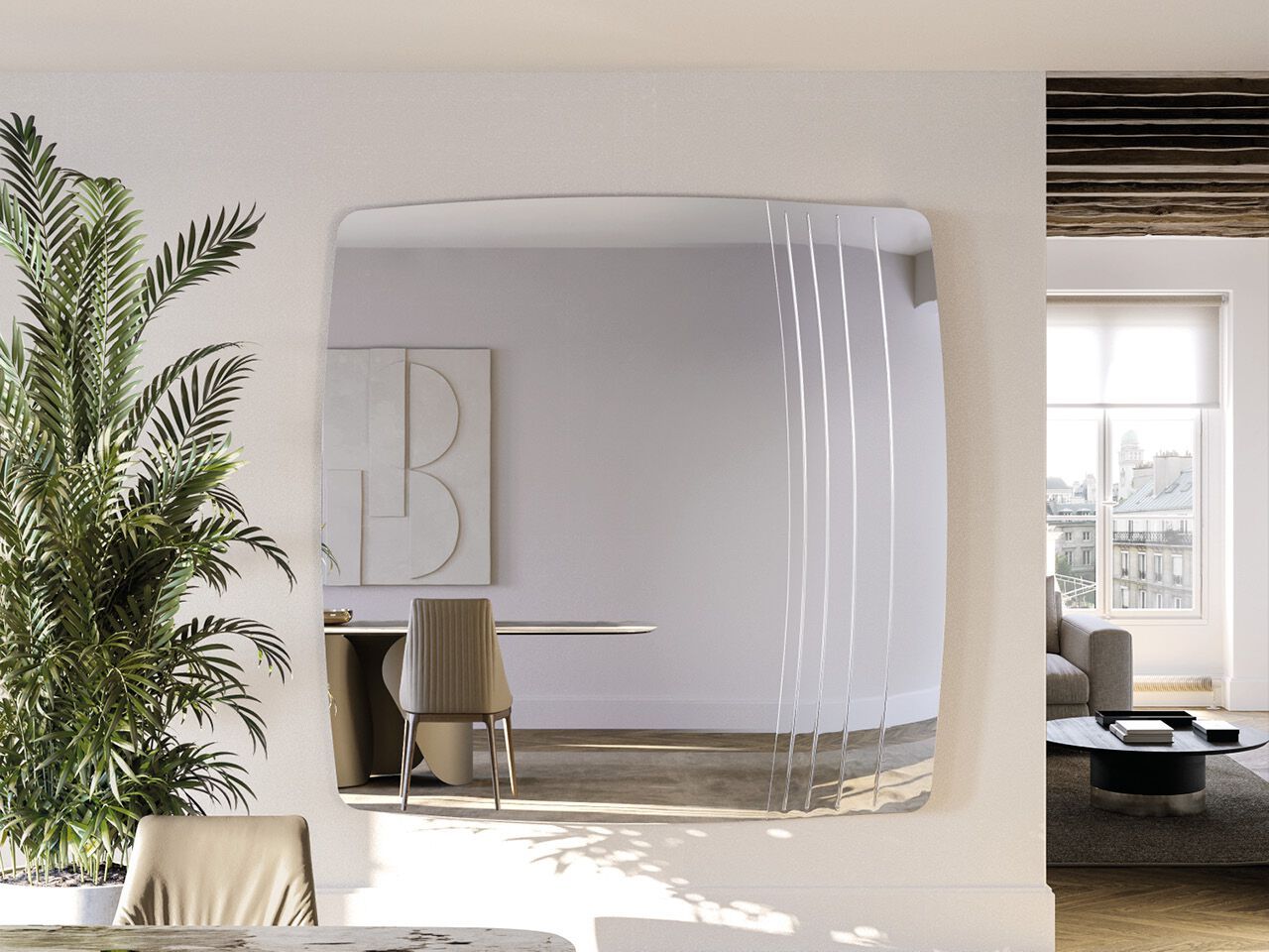 Настенное Хрустальное зеркало EFORMA Kirty ARCH-00032314 - Вид №2