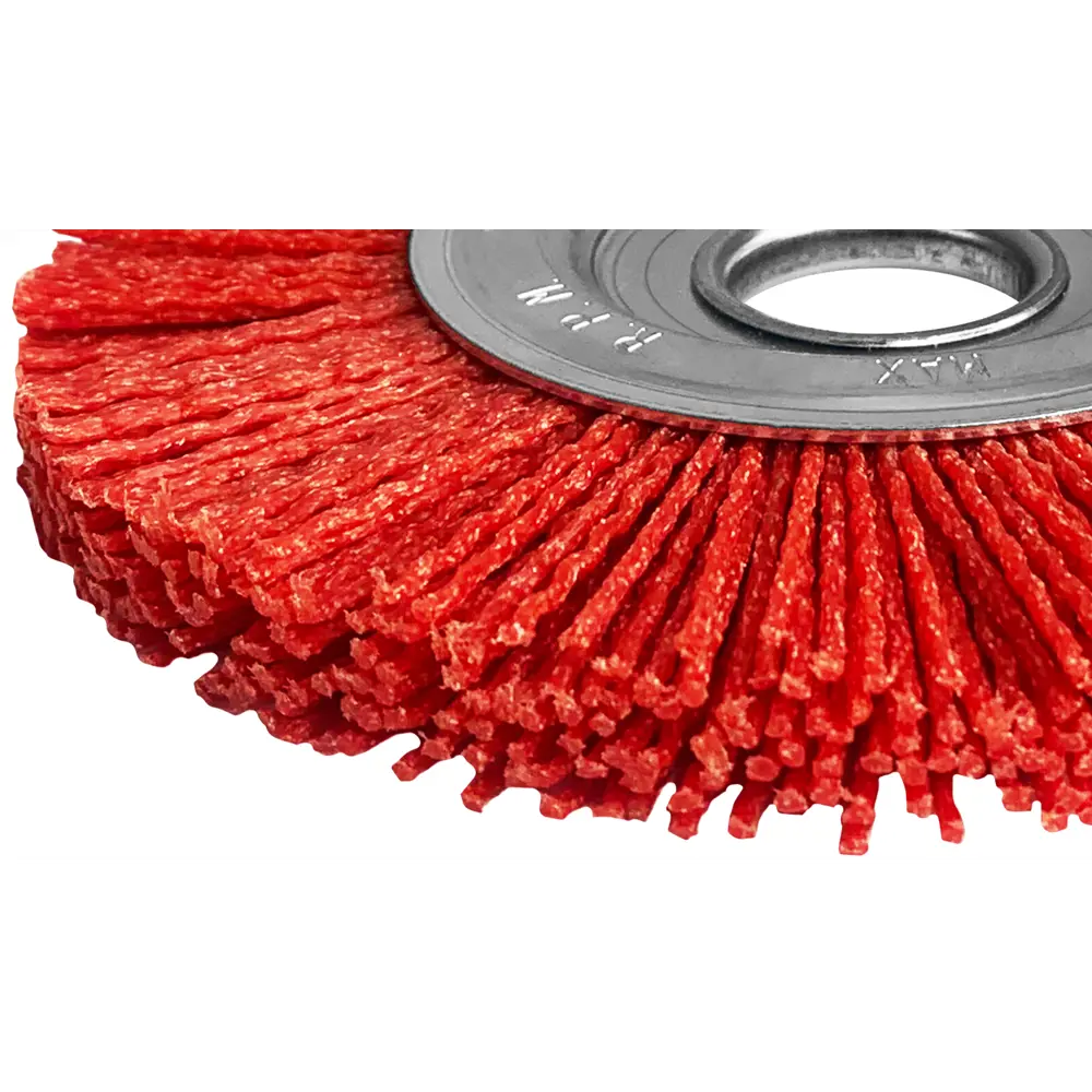 Дисковая щетка Vertextools для УШМ 150 мм с нейлоновой щетиной 84276127 STLM-1571804 - Вид №2