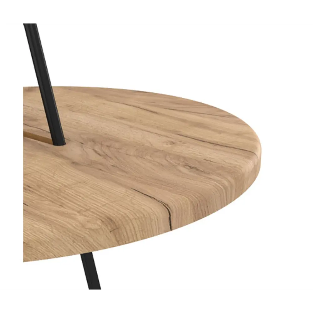 Журнальный столик круг 40x40 см черный Sheffilton STLM-2121710 - Вид №1