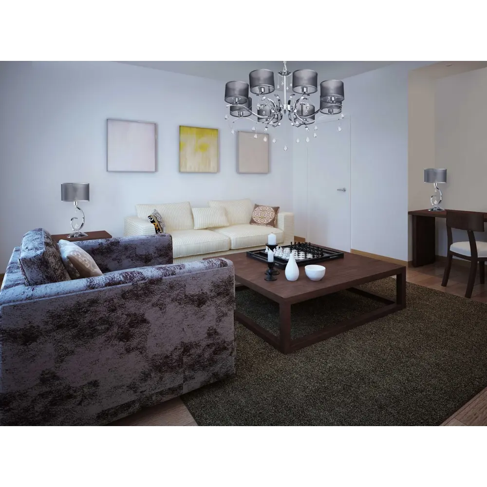 Люстра подвесная «Федерика», 8 ламп, 16 м², цвет серебро MW-Light STLM-2040401 - Вид №4