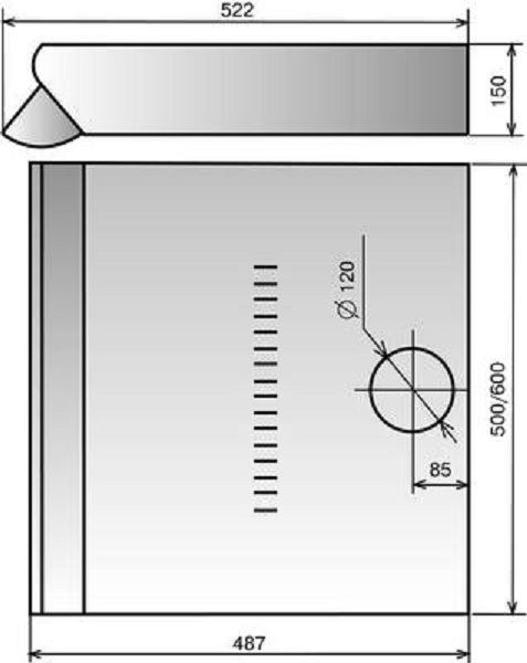1074700 Вытяжка подвесная ELIKOR Davoline 60П-290-П3Л коричневый/прозрачный STDN-0092716 - Вид №7