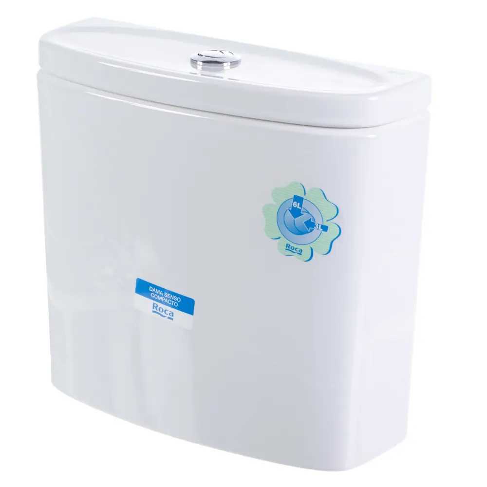 Бачок для унитаза Дама «Сенсо» с двойным сливом Roca Dama Senso STLM-2202757 - Вид №1