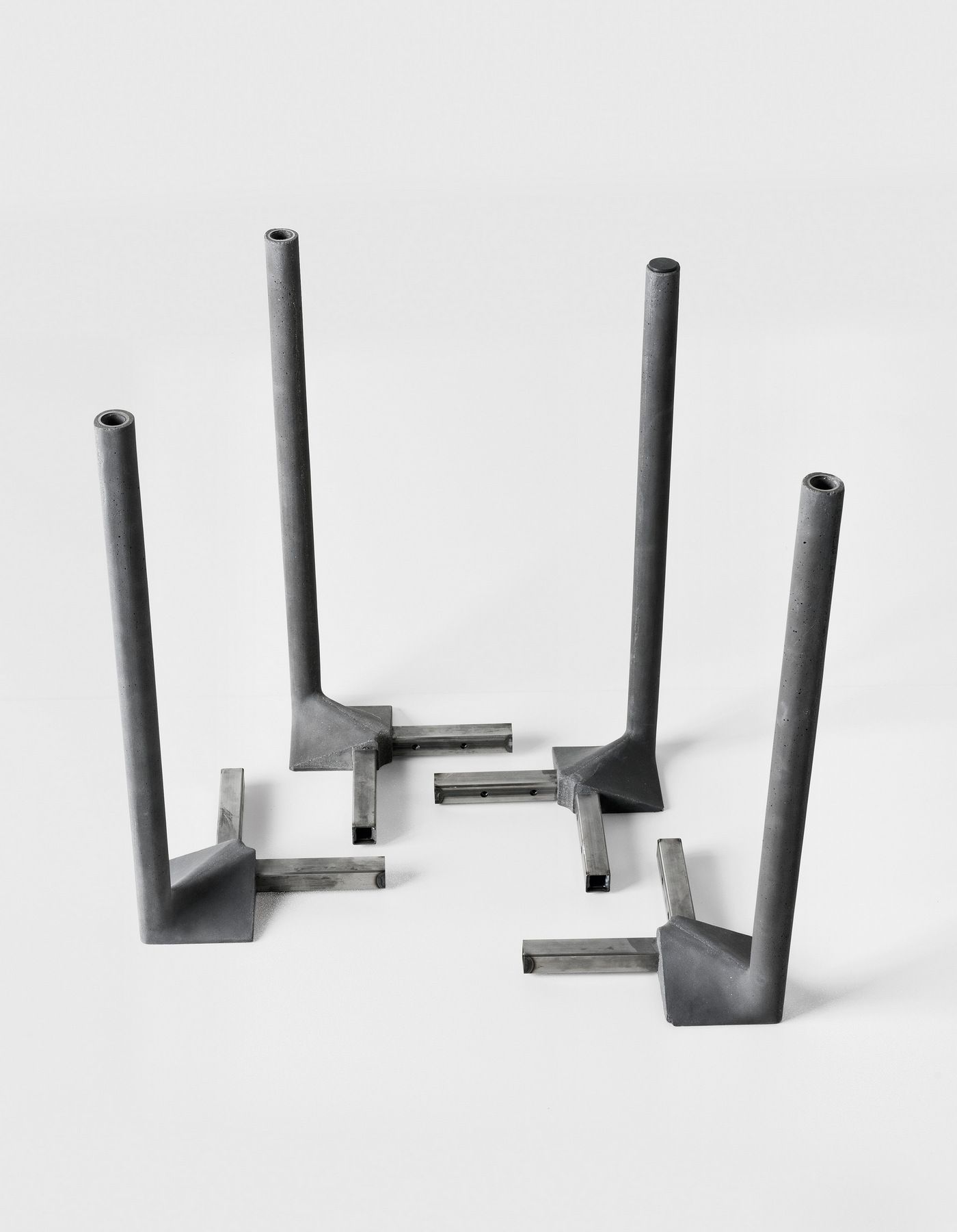 Бетонный квадратный стол Kristalia затирка ARCH-00001163 - Вид №8