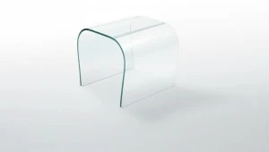 Glas Italia Низкий стул в кристалле Bent Bes02