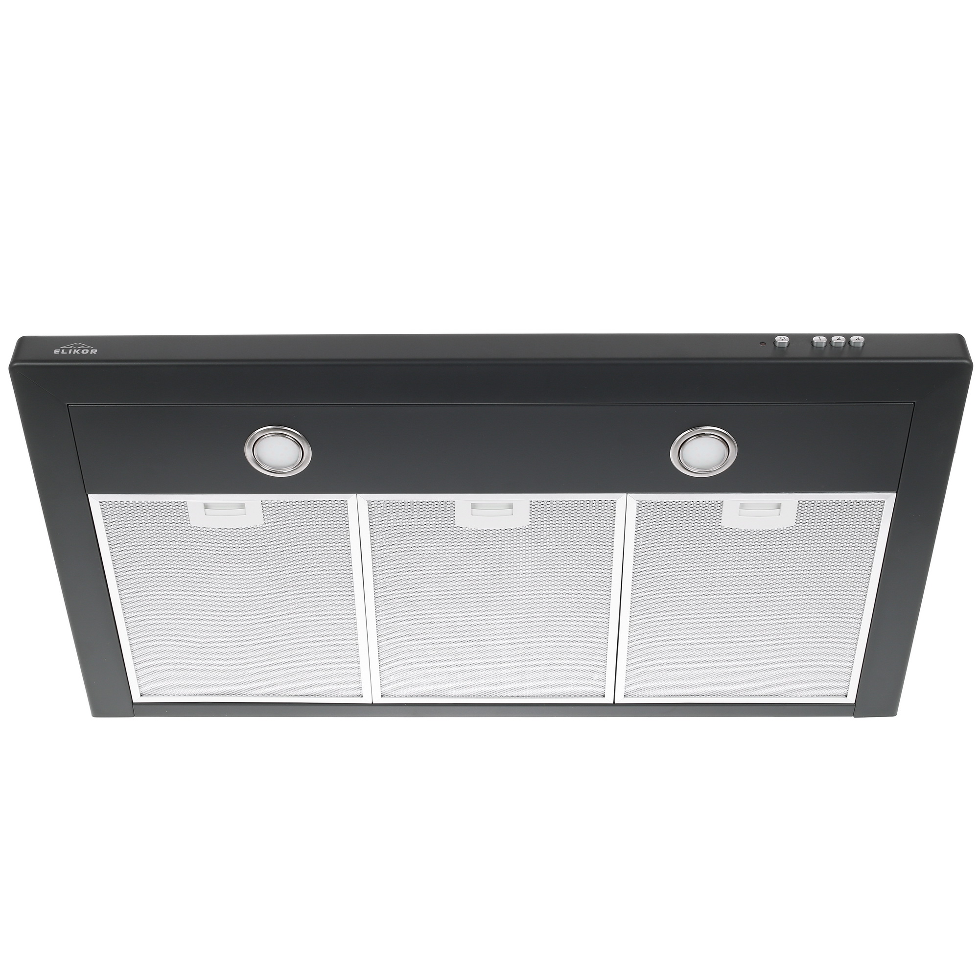 8120657 Вытяжка каминная ELIKOR Квадра 90П-650-К3Д черный STDN-0035421 - Вид №1