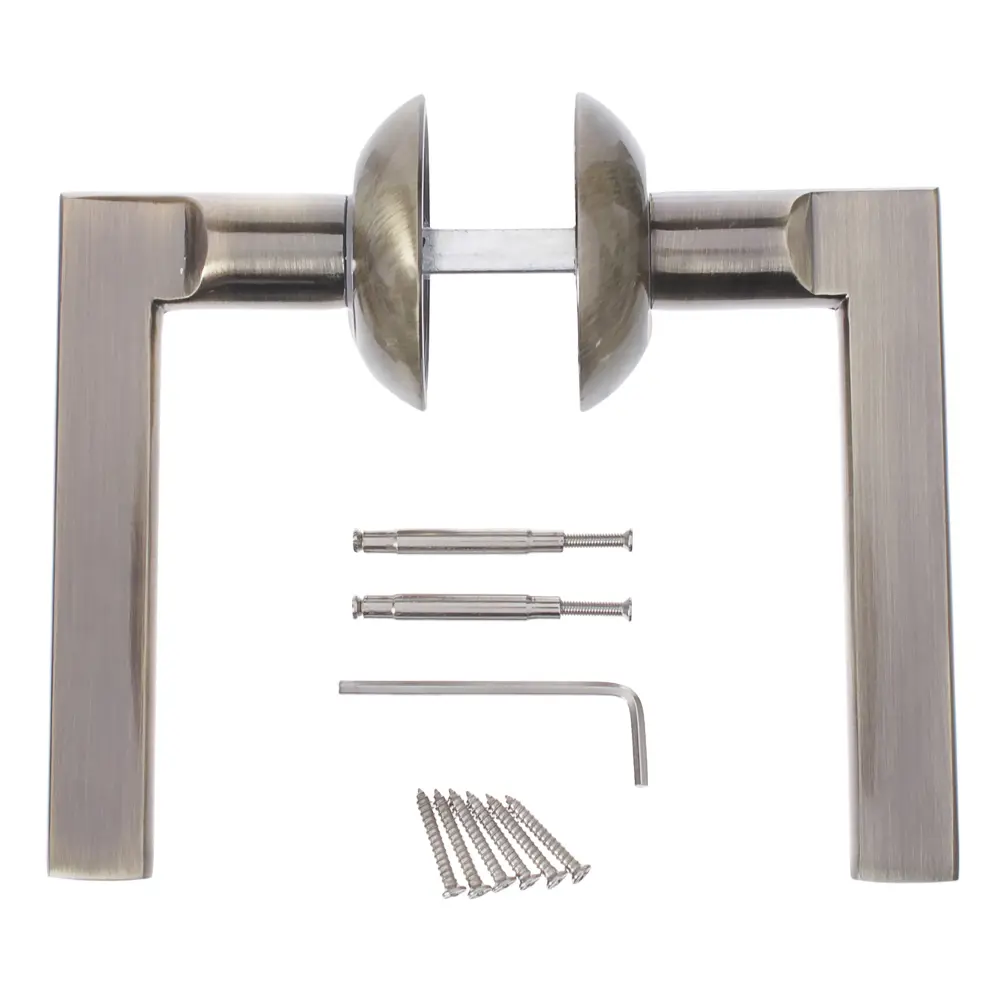 Дверная ручка на розетке Фабрика Замков A 101 AB с гальваническим покрытием 18809668 STLM-0012921 - Вид №2