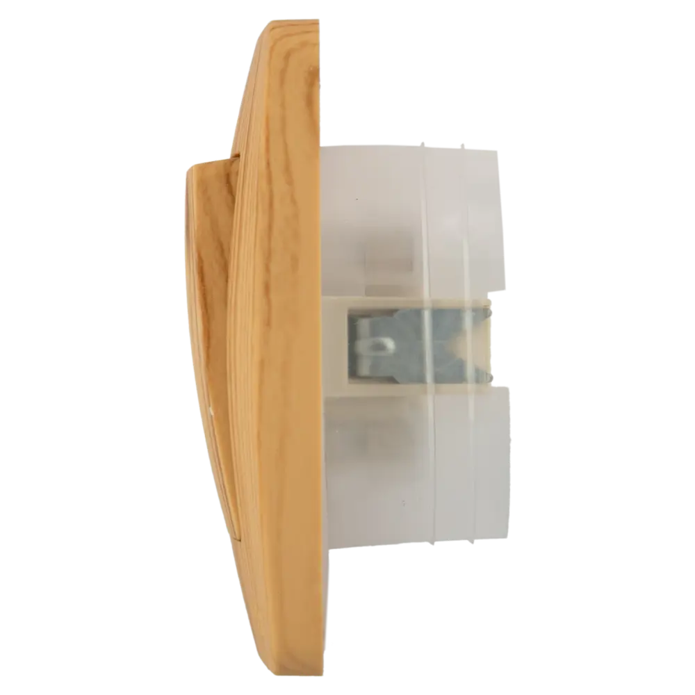 Переключатель встраиваемый Systeme Electric Blanca 1 клавиша цвет ясень STLM-2202487 - Вид №3