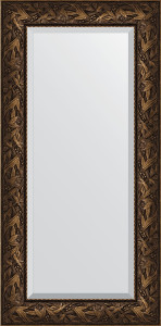 BY 3495 Зеркало с фацетом в багетной раме - византия бронза 99 mm EVOFORM Exclusive