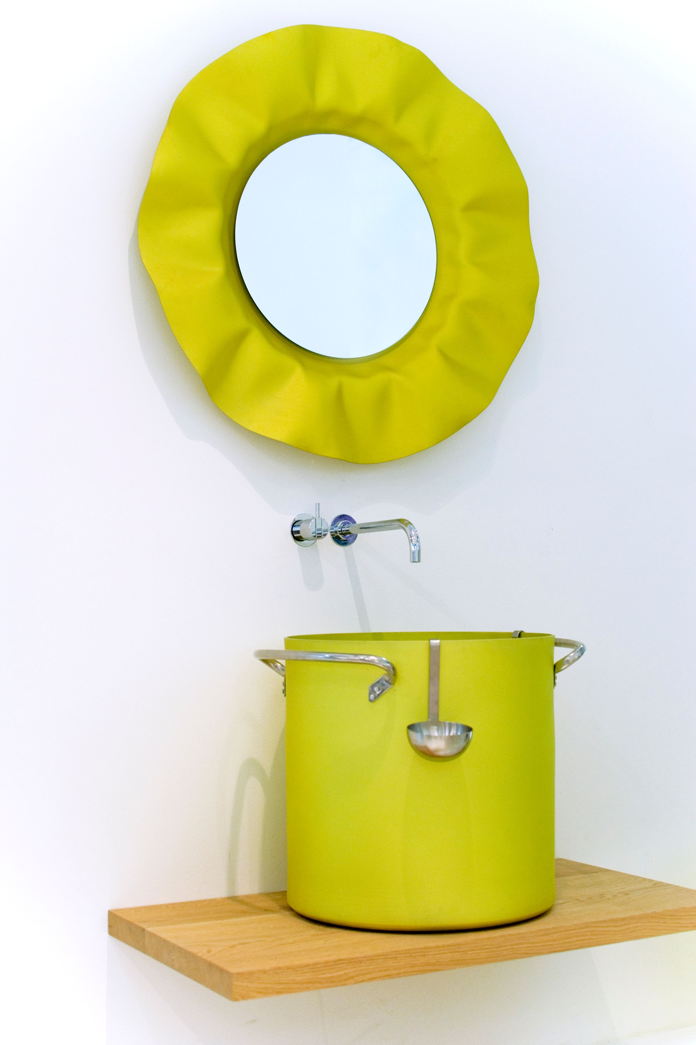 Алюминиевое круглое зеркало со встроенным освещением Rapsel шеф-повар ARCH-00064511 - Вид №1