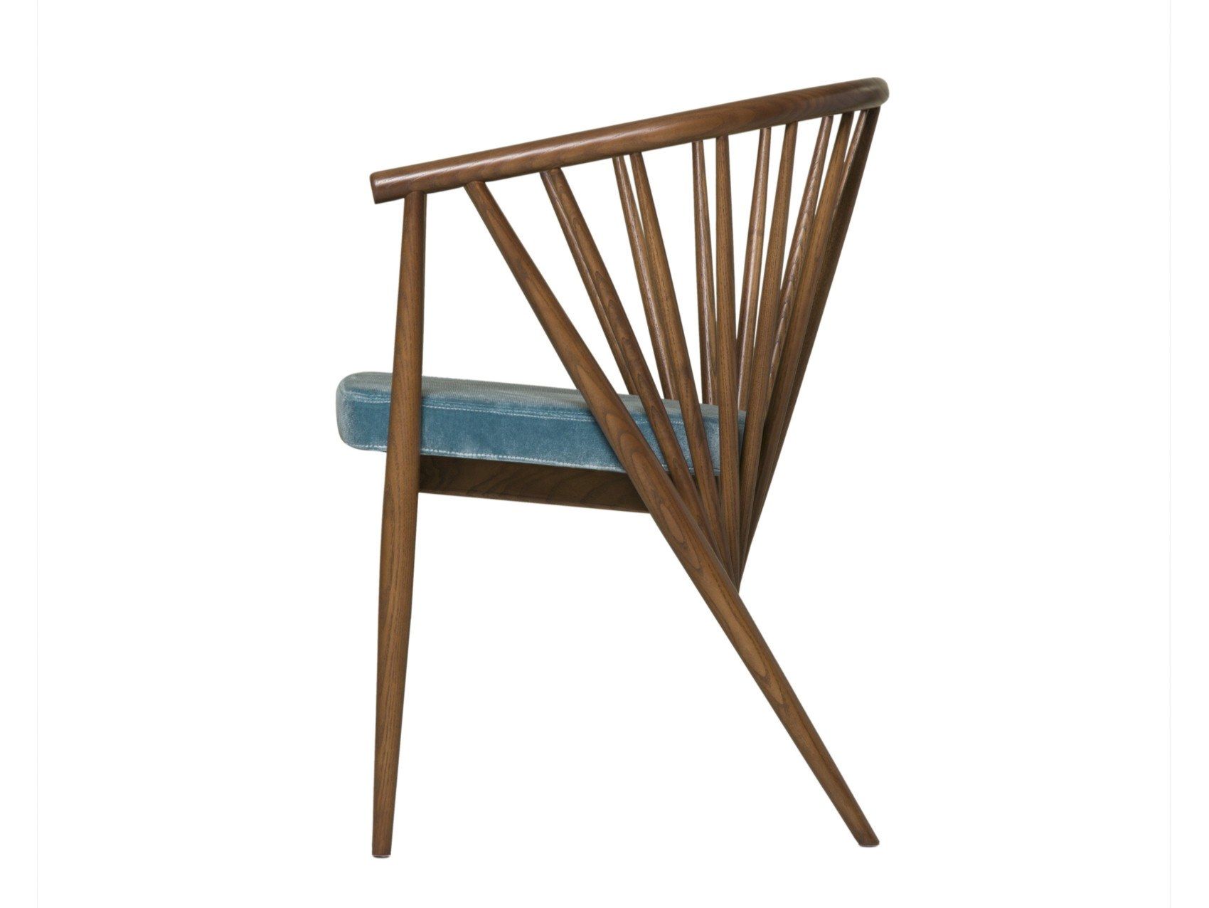 Мягкий стул из ясеня с подлокотниками Morelato JENNY ARCH-00108121