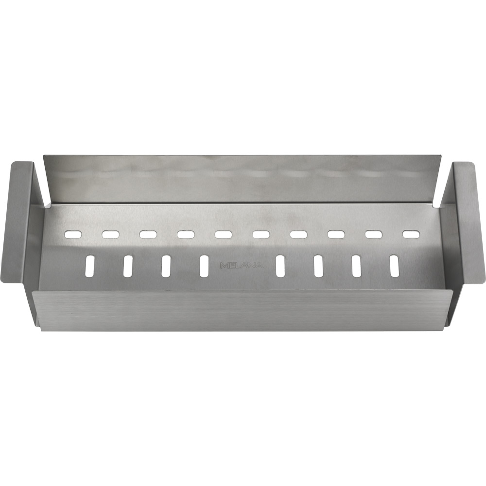 Многофункциональный коландер MELANA ProfLine нержавеющая сталь для мойки 400мм (MLN-H0002)  - Вид №1