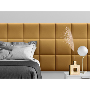 Стеновая панель Eco Leather Gold цвет золотой 30х30см 4шт TARTILLA