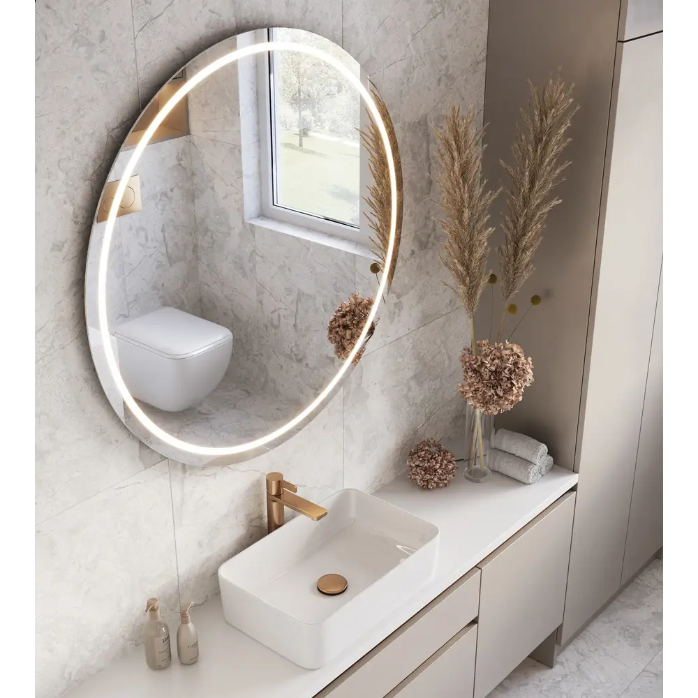 Глазурованный керамогранит Arcadia Ceramica Marces 60x120 см 1.44 м² матовый цвет светло-серый MATT STLM-2063766 - Вид №2