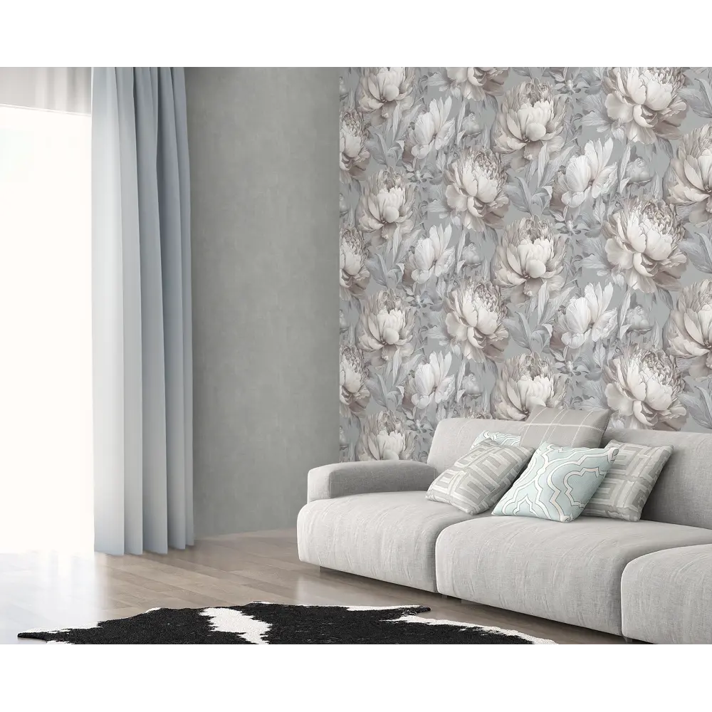 Обои флизелиновые Victoria Stenova Bohemia серые 1.06 м VS585988 STLM-2137965 - Вид №1