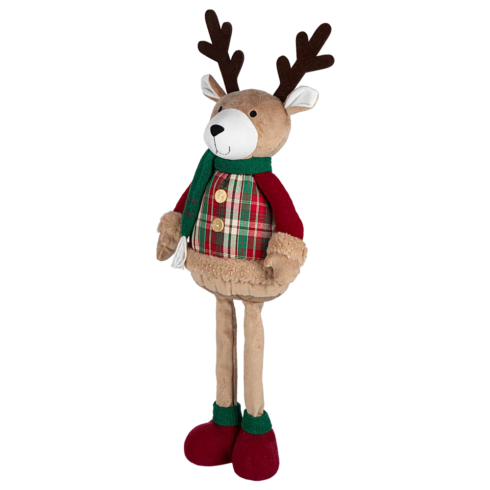 89368896 Декоративная фигура Олень Рождественский 36 см красная STLM-1380541 Santreyd  - Вид №1