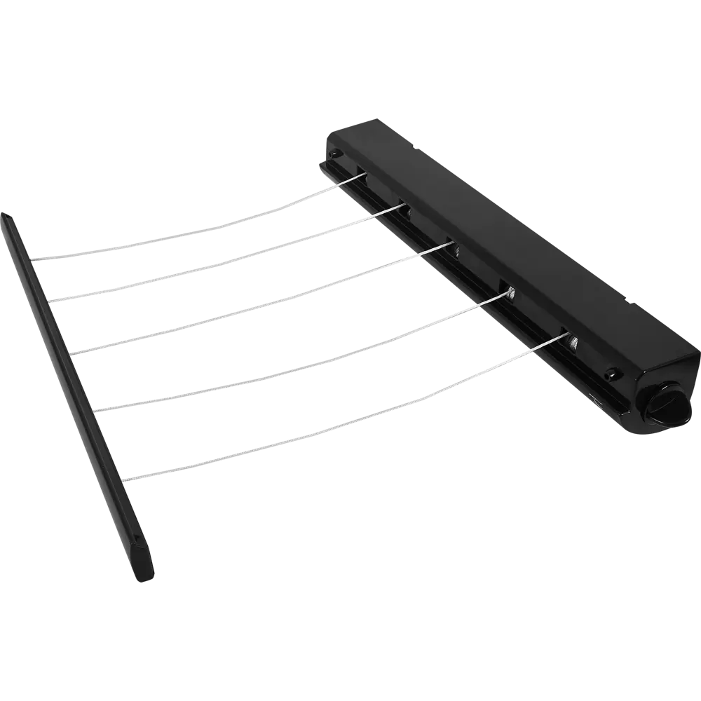 Сушилка для белья Веревка настенная 21 м цвет черный, 5x4.2 м Santreyd STLM-2140123