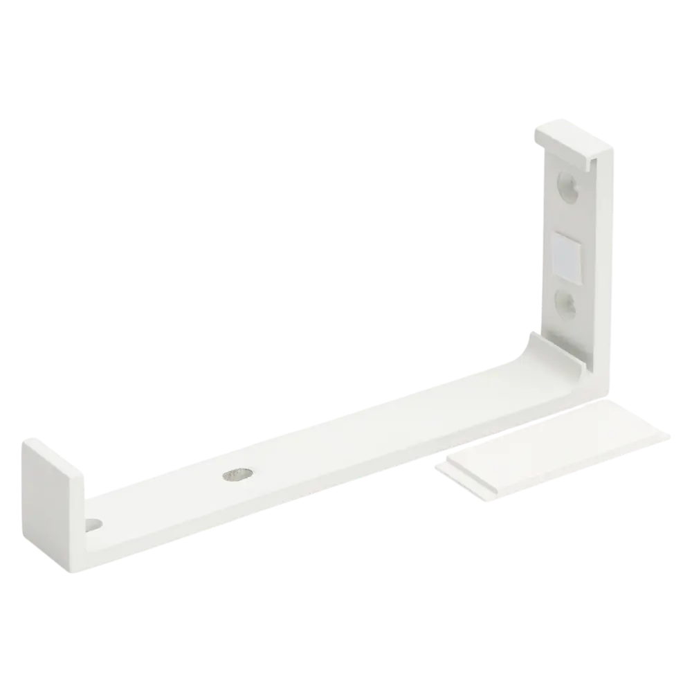 Держатель Orbis Квадро для первой штанги алюминий цвет белый 15 см STLM-2145990 - Вид №1