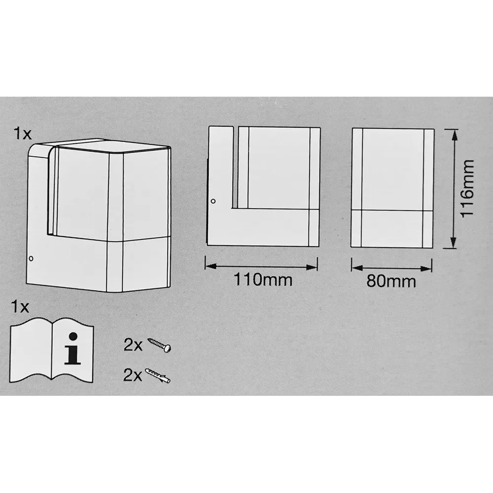 Фонарный столб 80 см WiFi RGBW 9.5 Вт 450 Лм IP44 LEDVANCE STLM-2150851 - Вид №12