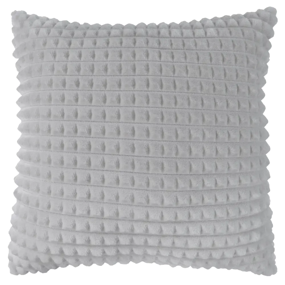Подушка Плюш 40x40 см цвет серый 89112390 STLM-2159486 LINEN WAY 