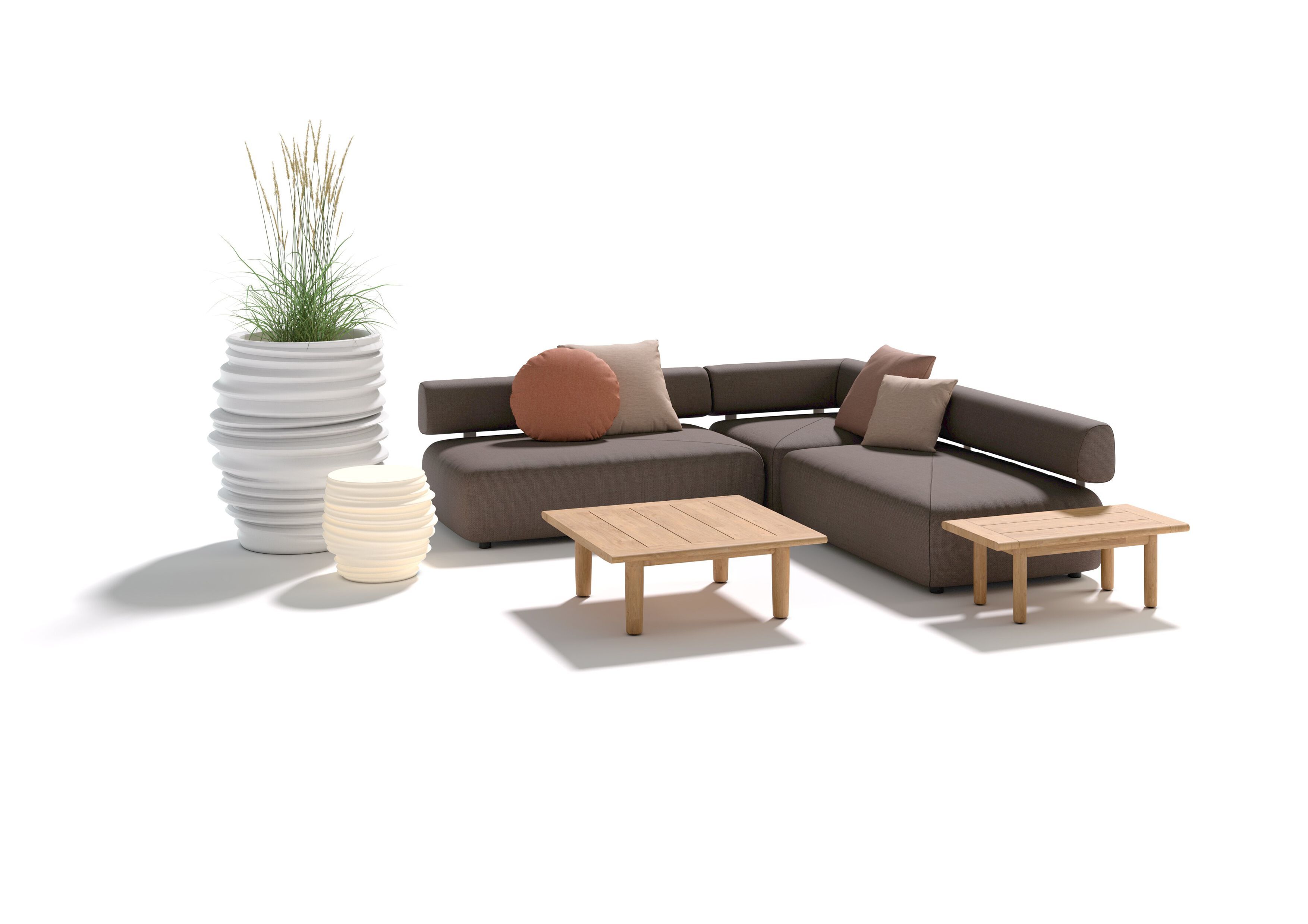 Круглый стол из полиэтилена DEDON Вавилон ARCH-00022089 - Вид №1