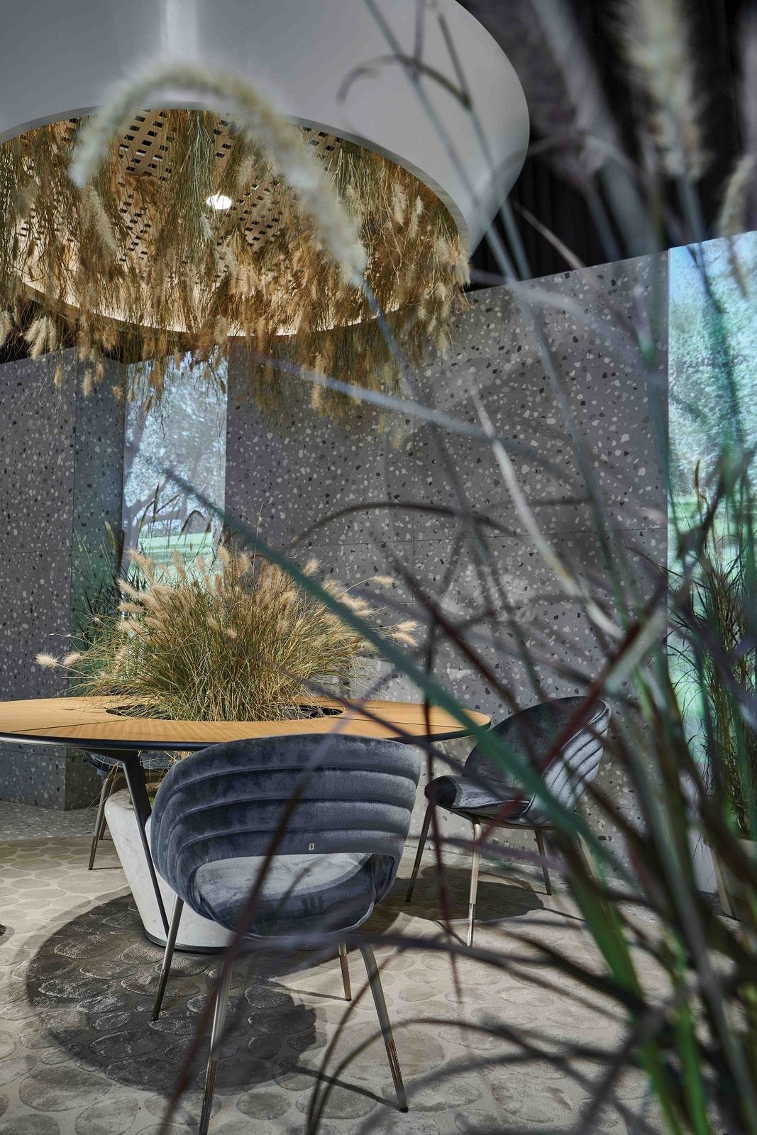 Стол iroko с мраморной плантатором Visionnaire Wing ARCH-00111959 - Вид №4