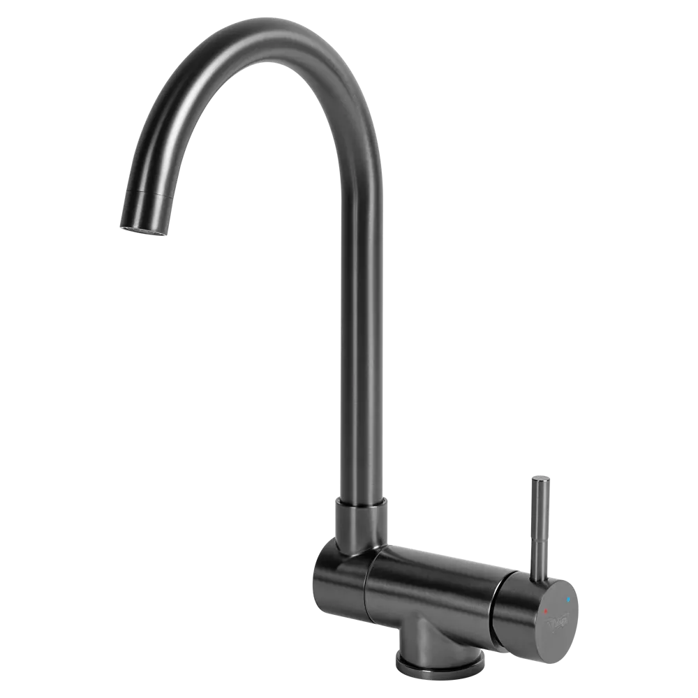 Смеситель для кухни Vidage общая высота 35 см цвет черный STLM-2087663 - Вид №2