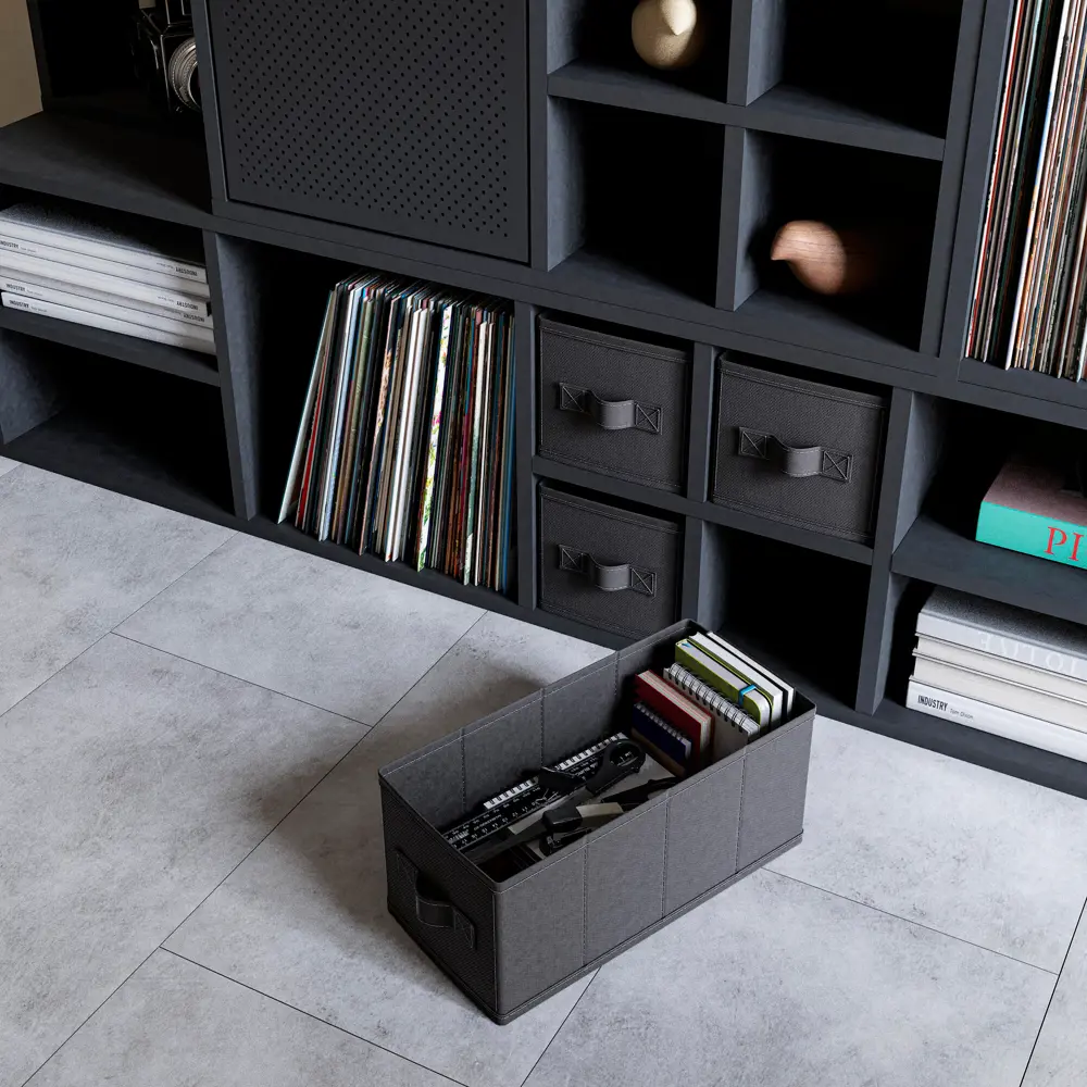 KONSENSA Органайзер для хранения с ручками 15×31×15 см 89387981 STLM-1570902