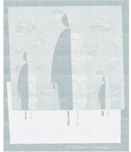 Tapis Rouge Прямоугольный коврик ручной работы Frozen Tr1439